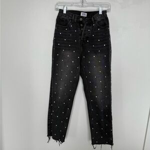 Bedazzle Black Jeans